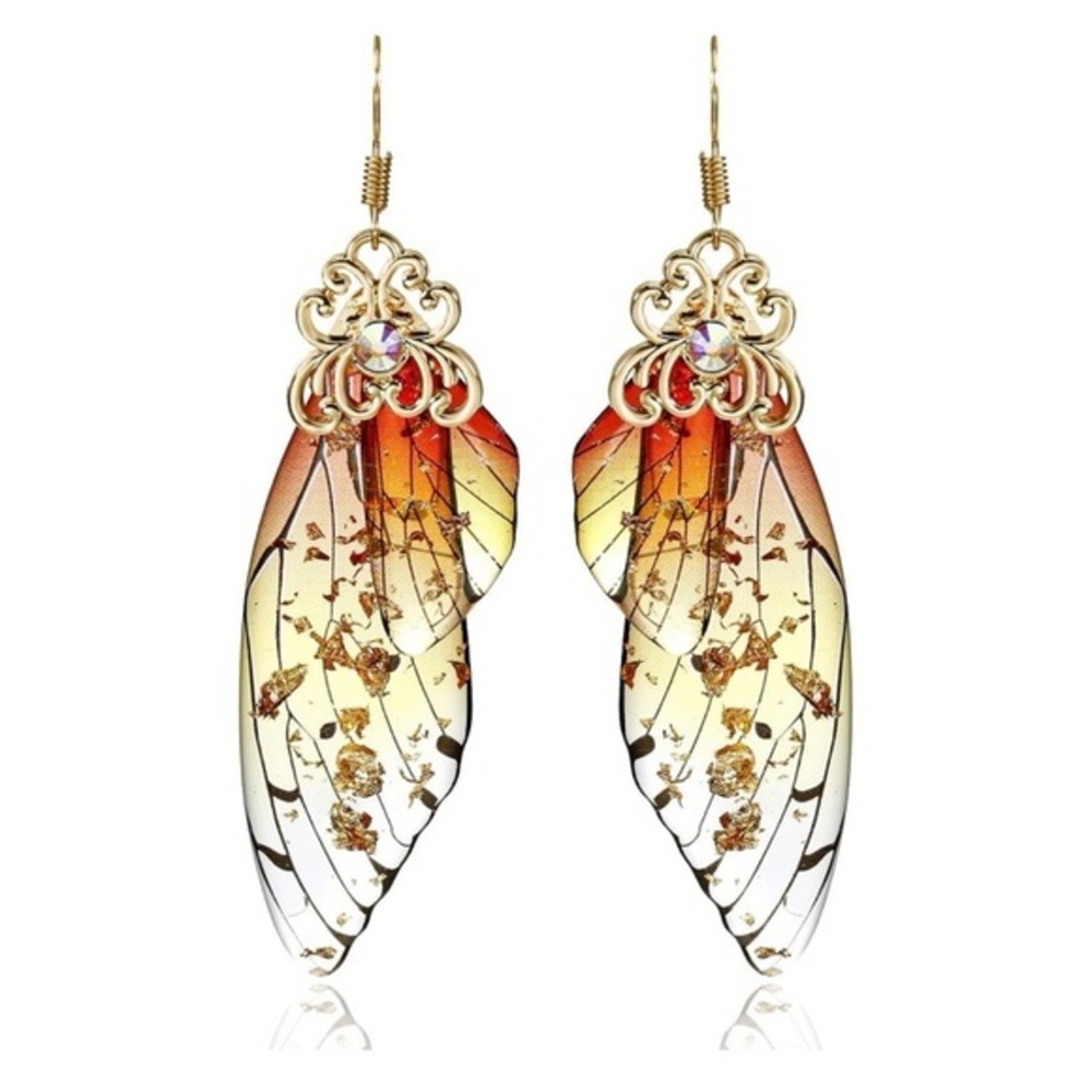Elegant Butterfly Wing Earrings